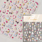 Pink Translucent Peach Jelly Texture 5D Soft Embossed Reliefs Self Adhesive Nail Art Stickers Cute Fruits 3D Manicure Decals