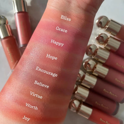 Rare Beauty Face Cosmetics Soft Pinch Liquid Blush Silky Smoothly Long Lasting Plump Makeup Hope Love Virtue Happy Wonder Worth
