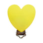 3pcs Silicone Love Pacifier Clip Pacifier Chain Holder Soother Nursing Clips BPA Free Pacifier Chain Accessories
