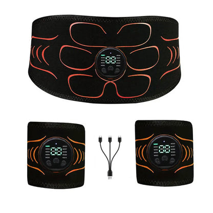 Muscle Toner Waist Abdominal Toning Belt Abs Trainer Muscle Training Workout Home Gym Fitness Equipment