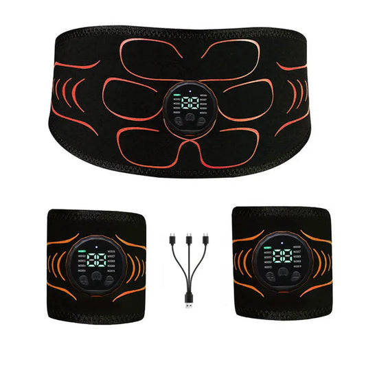 Muscle Toner Waist Abdominal Toning Belt Abs Trainer Muscle Training Workout Home Gym Fitness Equipment