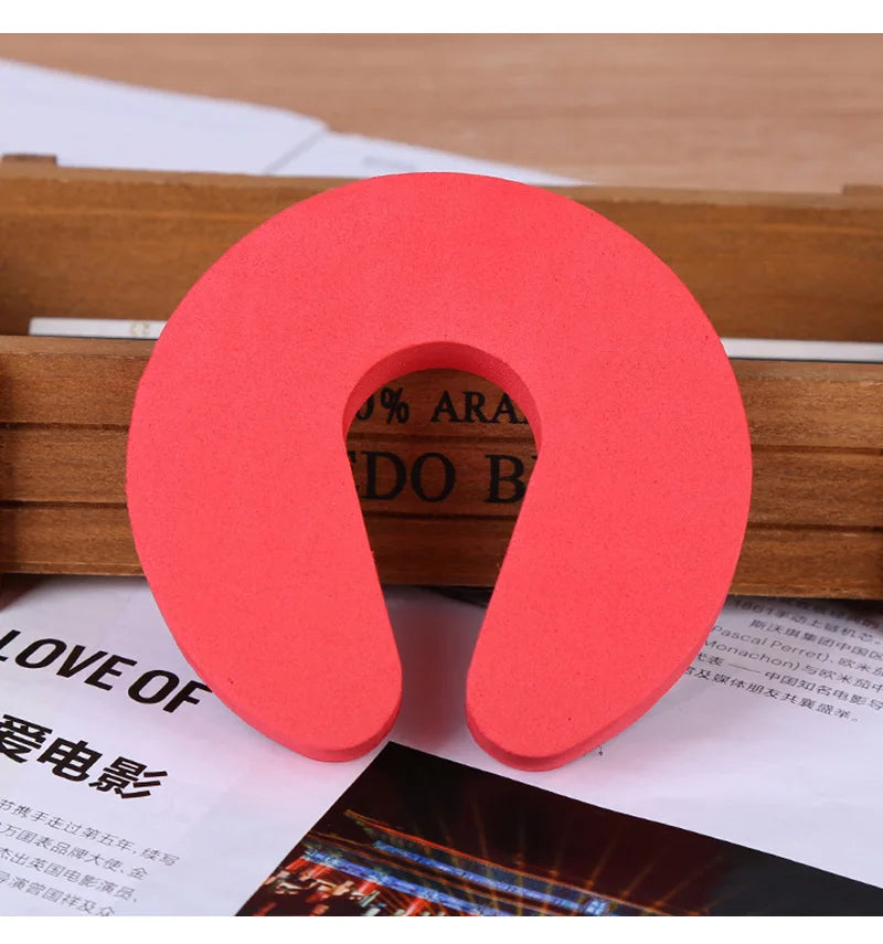 Door Stoppers Kids Children Protection EVA C Shape Door Stopper Baby Safety Protect Door Stop Jammer Soft Foam Door Clip