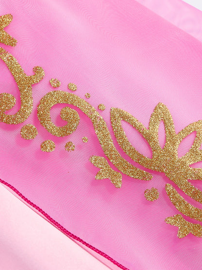 Girls Rapunzel Costume Children Cosplay Tangled Princess Dress Kids Halloween Carnival Birthday Pageant Party Clothes