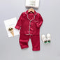 New Spring Autumn Baby Boys Clothes Set Children Pajamas Long Sleeved Shirt Pants 2Pcs/Sets Kids Girls Sleepwear Infant Costume
