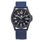 Men Genuine XINEW Brand Watches Students Fashion Casual Nylon Band Sports Army Gifts Date Quartz Wrist Watch Black Montre Homme