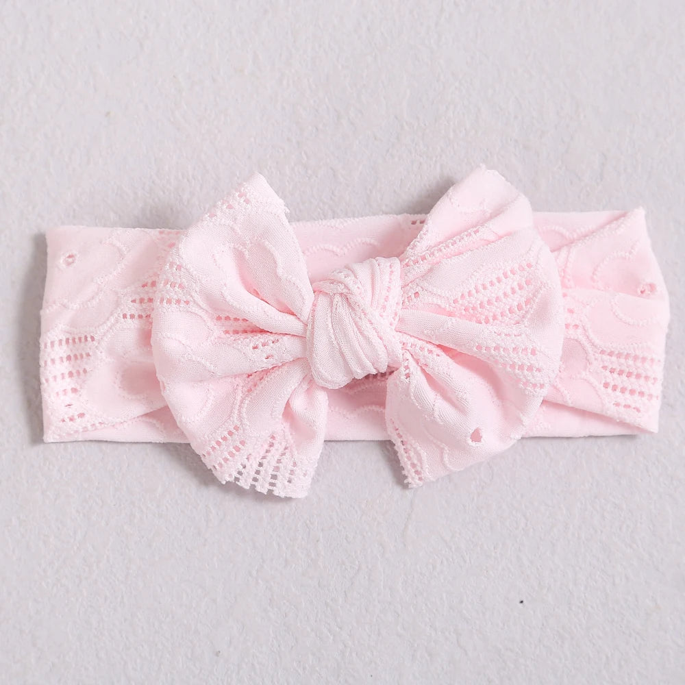 1pcs Bow Baby Head Band for Children Lace Baby Headbands Newborn Soft Headband Turban Kids Headwear Baby Hair Accessories Girl