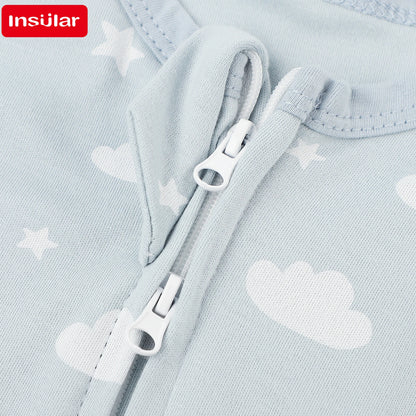 INSULAR Baby 100% Cotton Swaddling Cloth With Caps Envelope Type Newborn Cartoon Envelope Anti-Startle Adjustable Bedding Item