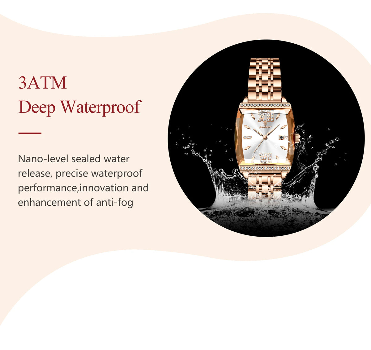 POEDAGAR Top Exquisite Woman Watches High Quality Date Fashion Waterproof Ladies Watch Stainless Steel Women's Quartz Wristwatch