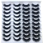 16 Pairs 3D Mink Lashes Natural False Eyelashes Dramatic Volume Fake Lashes Makeup Eyelash Extension Silk Eyelashes