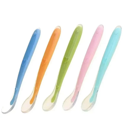 2/1pcs Silicone Spoon for Baby Infant Feeder Spoons for Children Kids Soft Safety Feeding Spoons BPA Free Baby Utensils Flatware