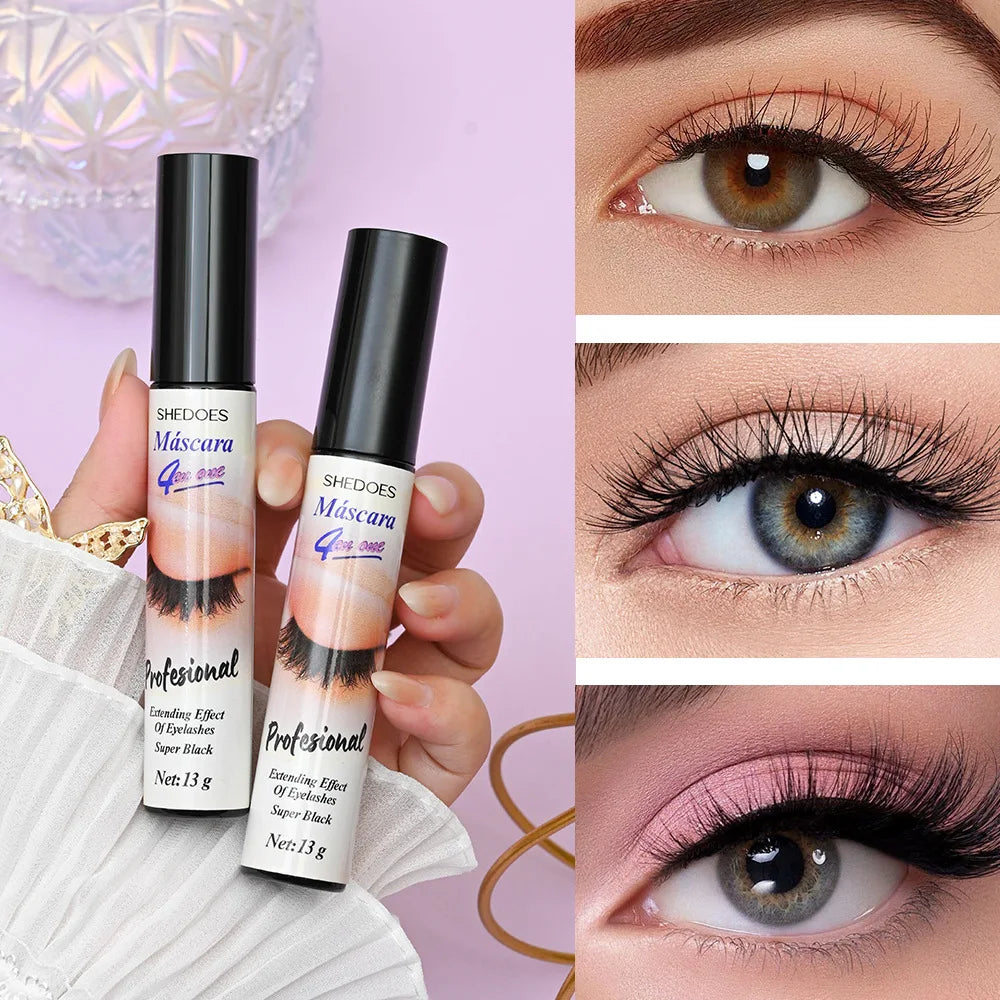 5D Waterproof Mascara Eyelashes Lengthening Long Lasting Silky Lash Black Eyelashes Extension Make Up Beauty Eye Korean Cosmetic