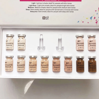 Korea 8ml Face BB Cream Aqua Skin Booster Serum Kit Whitening Rejuvenation Moisturizing Firming Beauty Skin Care