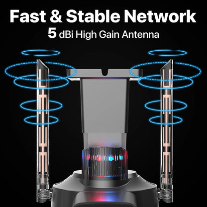 Outdoor Wifi PTZ Camera 4K 8MP HD Dual-Lens Dual Screen Camera AI Auto Tracking 4MP Video Surveillance Police Light Alarm iCSee