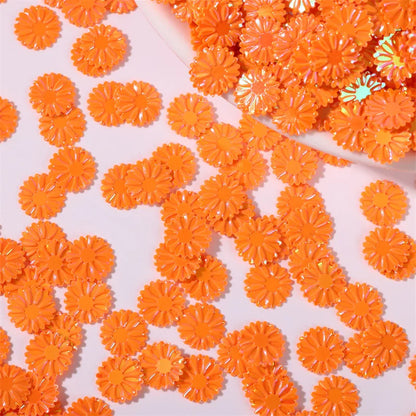 500g/bag 9mm Daisy Sequins - Glitter Flakes for Slime Filling, Nail Art & Phone Case Decor, DIY Resin Craft Accessories
