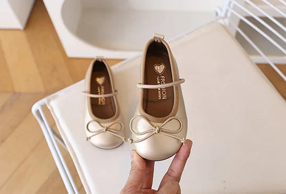 Children Flats Girls Shoes Spring Autumn Children Oxfords For Girl School Toddler Soft PU Leather Shoes Silver, Gold, Black
