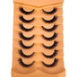 NEW 7pairs 8D Mink Lashes Natural Short False Eyelashes Mink Eyelashes 3D Mink Lashes Wispy HandMade Full Strip Lashes  Makeup