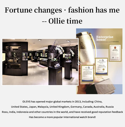 OLEVS 2906 Fashion Date Quartz Couple Watches Diamond Top Brand Luxury Watch For Men Women Waterproof Stainless Steel Wristwatch