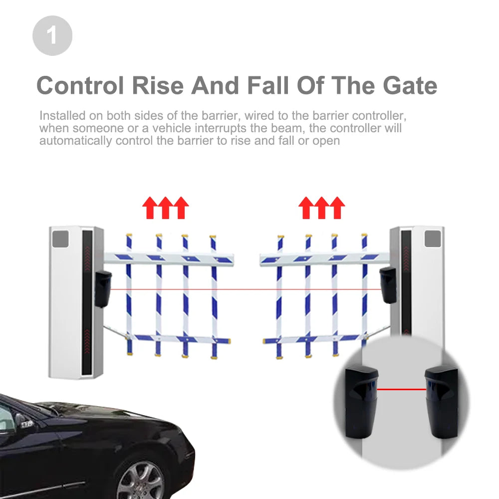 Sensor Infrared Safety Beam Photocell Detector for Garage Gate Door DOORHAN DITEC SOMMER Marantec PUJOL ADYX