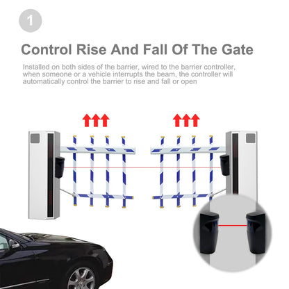 Sensor Infrared Safety Beam Photocell Detector for Garage Gate Door DOORHAN DITEC SOMMER Marantec PUJOL ADYX