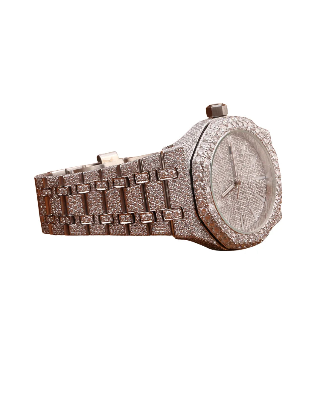 Best Quality Daily Strong Use Stainless Steel Watch Clasp Engraved White Dial Ready Stock Quartz Watches