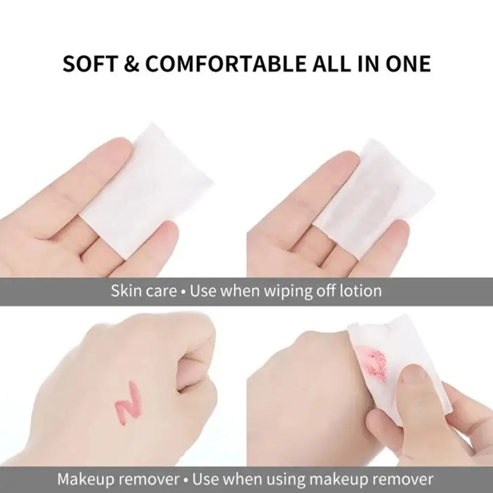 High Quality 50/100/222PCS/Set Disposable Makeup Cotton Wipes Soft Remover Pads Facial Cleansing Paper Wipe Cosmetic Pad
