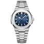 POEDAGAR Luxury Watch For Man Waterproof Luminous Date Men Wristwatch Square Stainless Steel Business Men's Quartz Watches Reloj