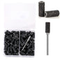3mm 80pcs Mini Zebra Nail Sanding Bands Electric Machine Nail Drill Bits UV Gel Acrylic Polish Remover For Nails Accessory Tool