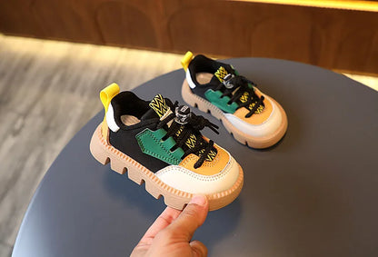 DIMI Autumn New Children Shoes Pu Leather Kids Sneakers  Baby Toddler Shoes Comfortable Soft Boys Girls Casual Shoes