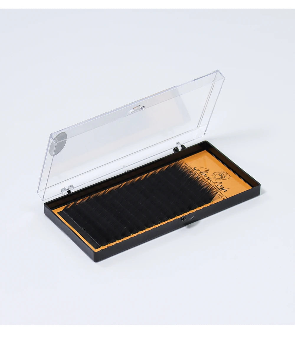 GLAMLASH L+/LC/LD/LU(M)/N Curl 7~15mm MIX 16rows/Case Mink Eyelash Extension Individual Lashes Soft False Eyelashes