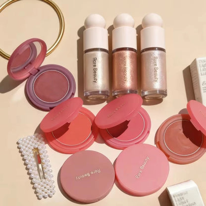 Rare Beauty Soft Pinch Matte Bouncy Cushiony Cream-to-powder Blush Airy and Lightweight Makeup Positive Light Liquid Luminizer