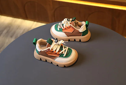 DIMI Autumn New Children Shoes Pu Leather Kids Sneakers  Baby Toddler Shoes Comfortable Soft Boys Girls Casual Shoes