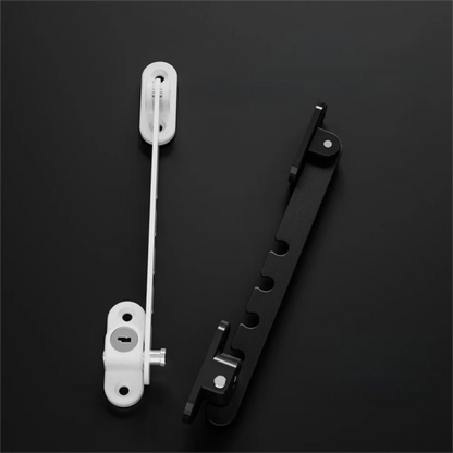 Portable Metal Window Blocking Lock Adjustable Windproof Window Limiter Blocker Multiple Gears Fixator Children Safety Lock