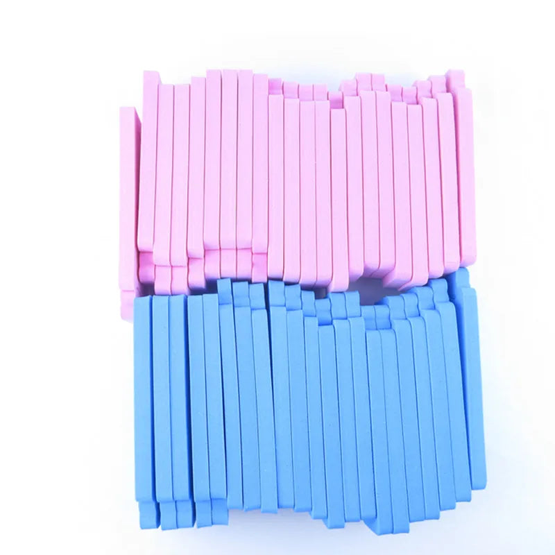50/100/500pcs Pink Sponge Finger Toe Separators Nail Polish Feet Care Toe Separators Manicure Pedicure Nail Art Tool Wholesale