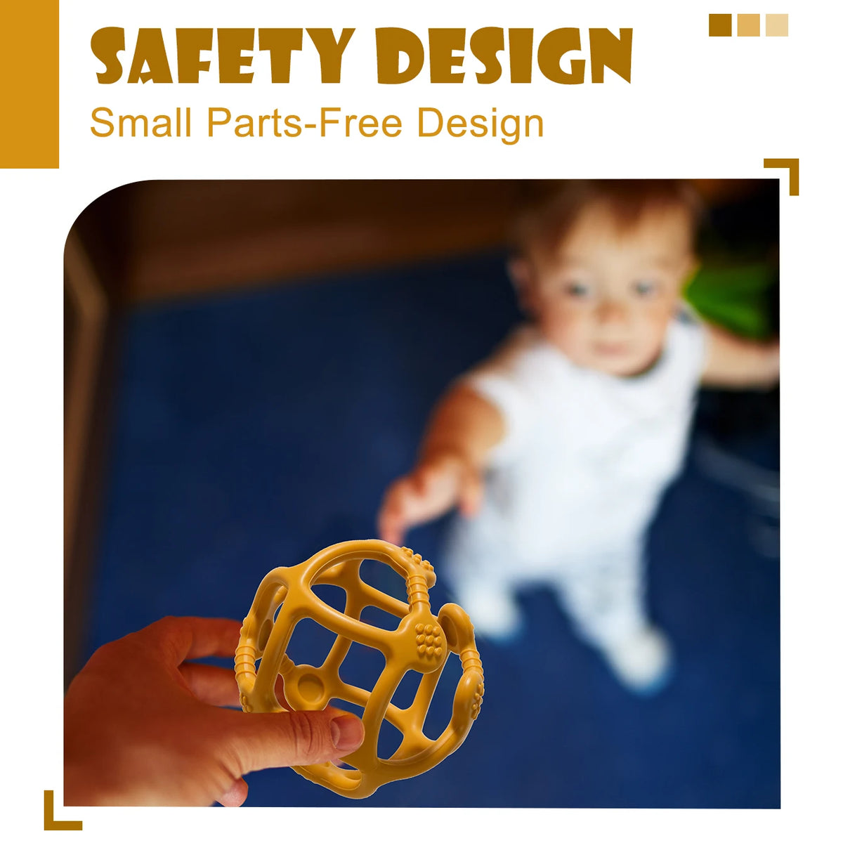 Color Kids 1PCS Silicone Baby Toy Ball Shape Chewing Toys Toddler Teether Toy BPA Free Teething Toys For Babies Soft Baby Stuff