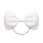 2.75 Inch Small Ribbon Bows With Elastic Hair Bands For Kids Girls Ponytail Solid Color Bowknot Hair Ropes Ties Hair Accessories
