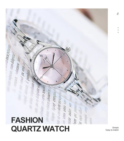 Bracelet Watch For Women Elegant Rose Gold Ladies Luxury Wristwatches Rhinestone Simple Fashion Female Quartz relogio feminino