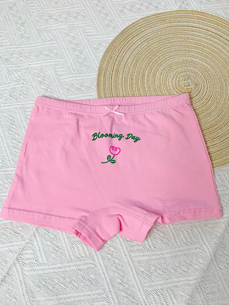 Girls' Underwear Cotton Shorts Children's Cartoon Shorts 5-Pack