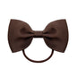 2.75 Inch Small Ribbon Bows With Elastic Hair Bands For Kids Girls Ponytail Solid Color Bowknot Hair Ropes Ties Hair Accessories
