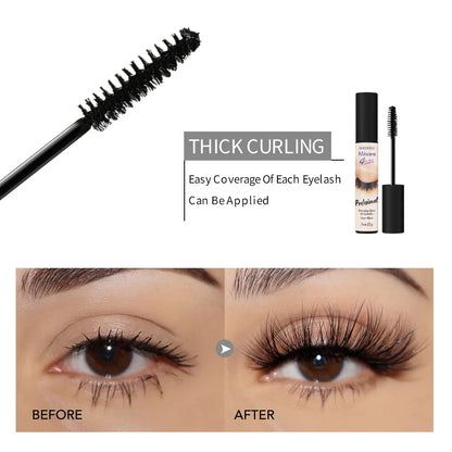 5D Waterproof Mascara Eyelashes Lengthening Long Lasting Silky Lash Black Eyelashes Extension Make Up Beauty Eye Korean Cosmetic