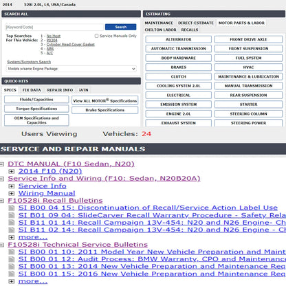 AllData EU Online Software Car Repair Software CAR Data US Repair Software Alldata EU CAR-Data Wiring Diagram