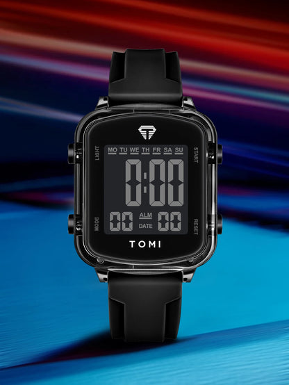 TOMIFashionable new electronic watches; Trendy couple watches; Same style for men and women; Wrist watches in gift boxes.