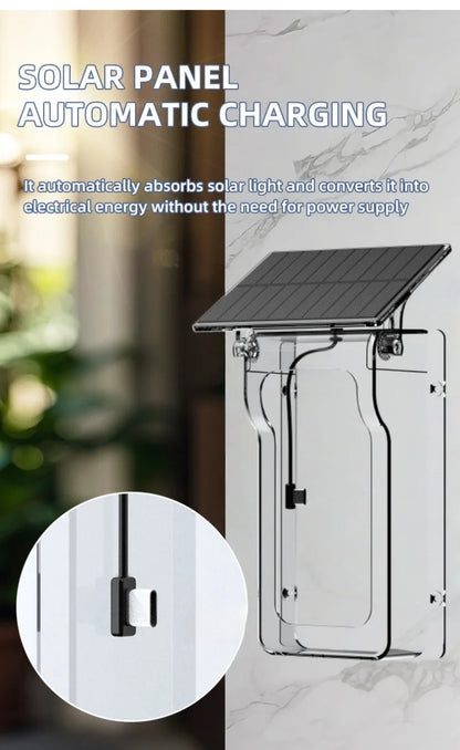 IP65 Waterproof Outdoor Wireless Doorbell with Solar Rain Cover Camera Tuya Eye Digital Door Peepholes Smart Home Video Intercom