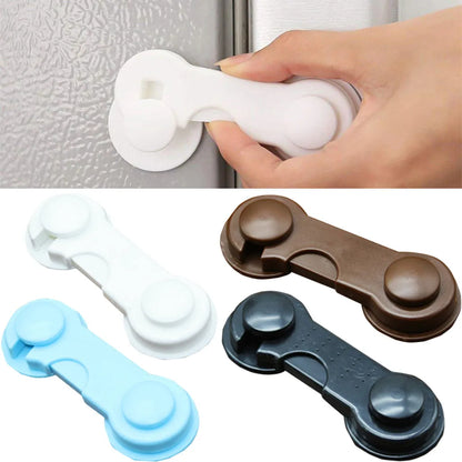 1PC Durable Small Household Cabinet Locks Adhesive Proofing Latches Multi-Purpose Drill-free Safety Lock