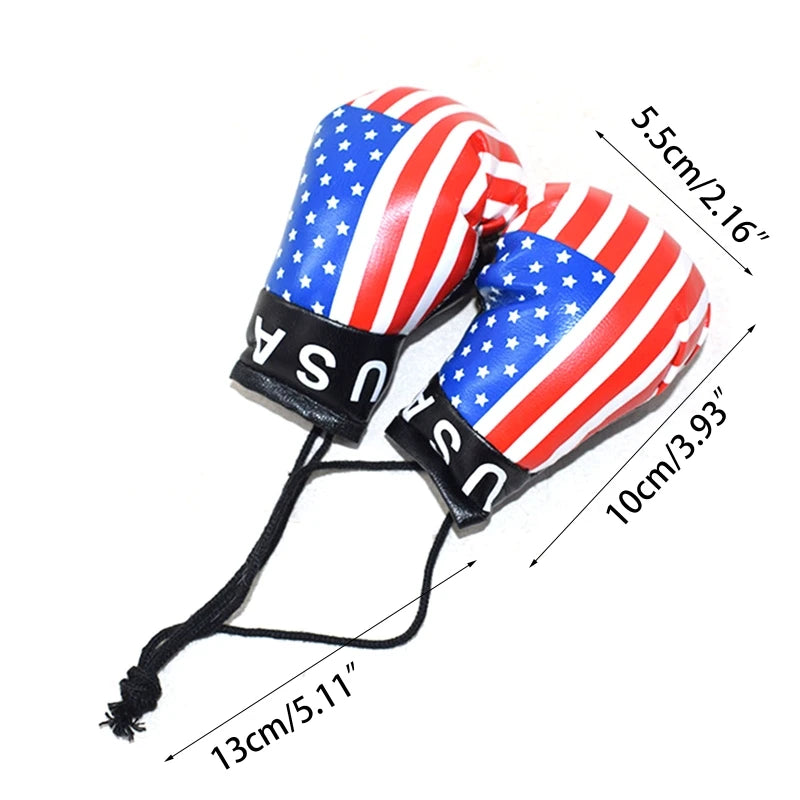 10cm Newborn Photography Props Mini Simulation Boxing Glove Boxing Flag Gloves Dropshipping