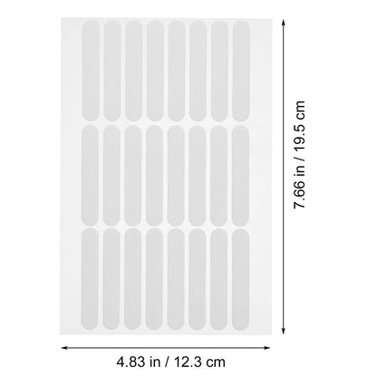 30Pcs Nail Art Adhesive Tape Double Sided Adhesive Transparent Nail Display Tape for Fingernails Decorative Beauty Stickers