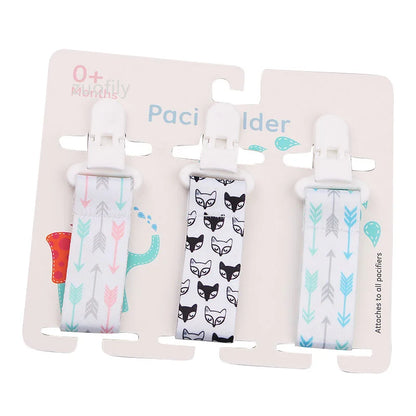 3 Pcs/Set Baby Pacifier Clips Pacifier Chain Dummy Clip Nipple Holder For Nipples Children Pacifier Clip Soother Holder Attache