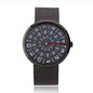 Black technology fashion trend creative simple and versatile watch for women and men, couple quartz watch