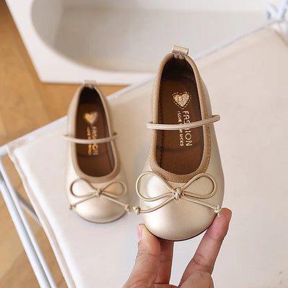 Children Flats Girls Shoes Spring Autumn Children Oxfords For Girl School Toddler Soft PU Leather Shoes Silver, Gold, Black