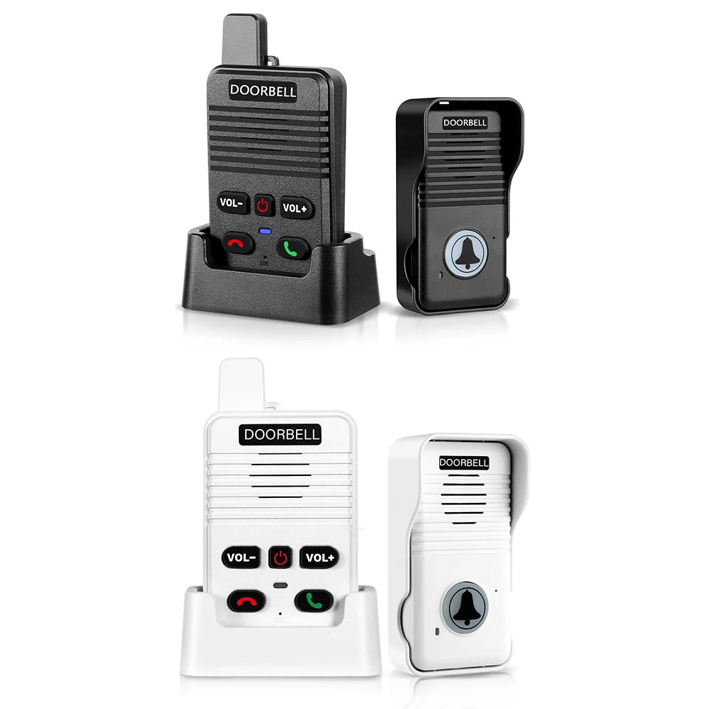 Wireless Voice Duplex Intercom Doorbell 500M Apartment Room Intercom Intercom System Doorbell for House Home Factory Office