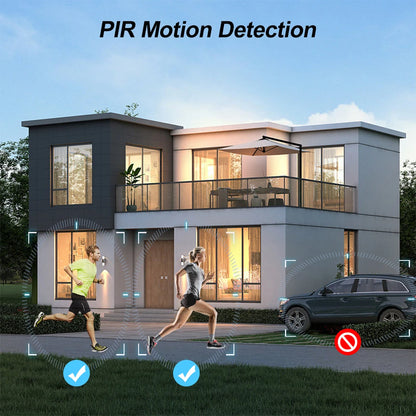 Wireless Solar Bullet Camera Outdoor WiFi 1080P 4x Zoom CCTV Surveillance IP Cam Home Security Protection Battery PIR Detection